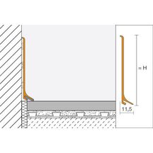 Profil Plinthe Designbase Sl Ae Alu Naturel Anodis Mat L M